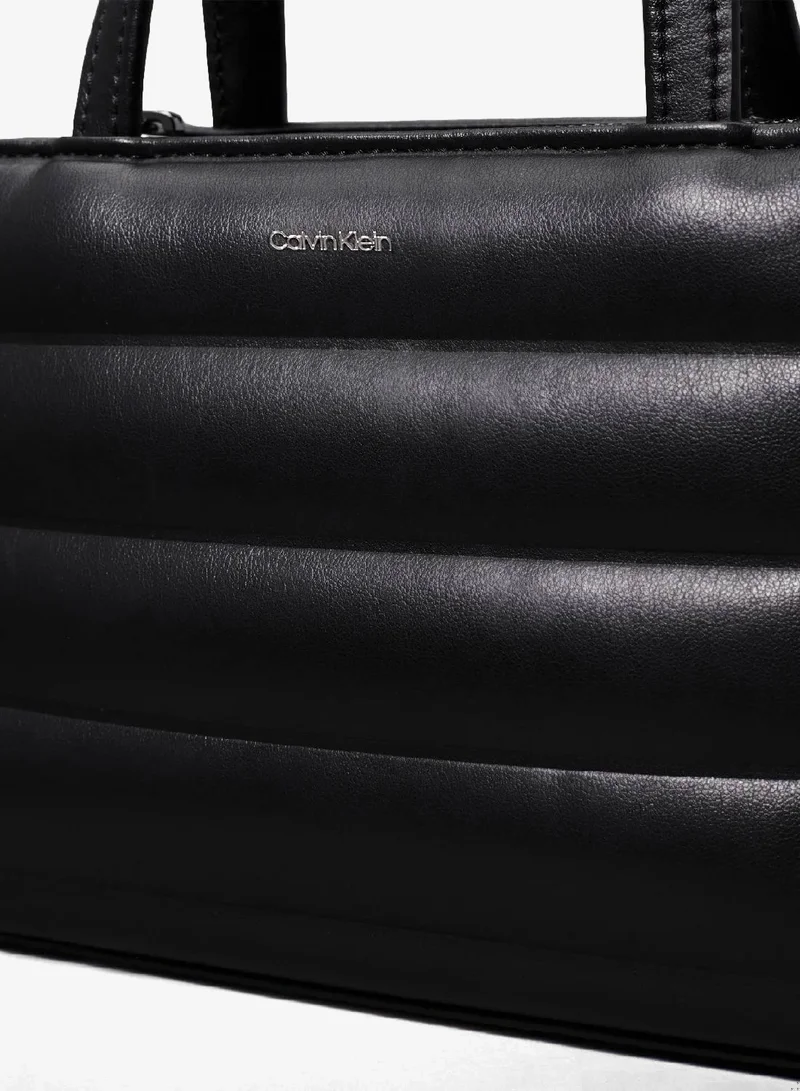 CALVIN KLEIN Ck Black Mini Quilted Tote Bag for Women | Best Price UAE