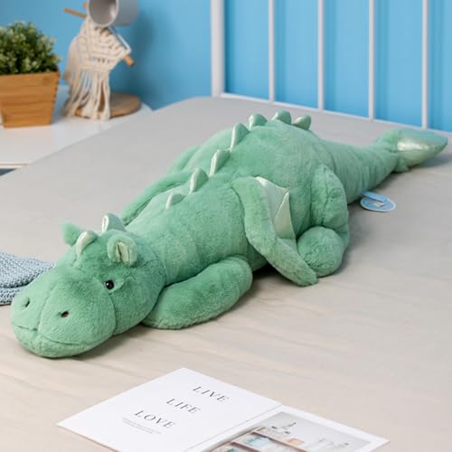 IFX24 Weighted Stuffed Animals 10Lbs 354 Green Weighted Dragon Stuffed Animal for Kids and Adults Heavy Weighted Stuffed Animals for Comfort and Relaxation - Image 1
