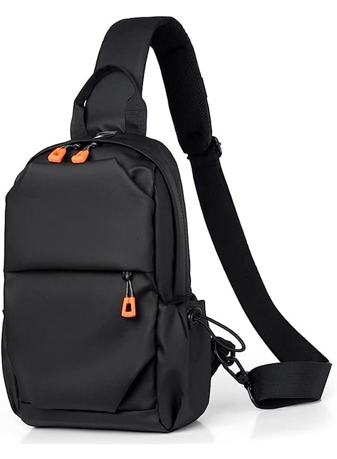 Arabest Crossbody Backpack, Lightweight Shoulder Bag for Men Women, Adjustable Strap Backpack Chest Bag, With USB Charger Port, Scratch-Resistant, Waterproof, For Outdoor Hiking, Traveling, Cycling - Image 1