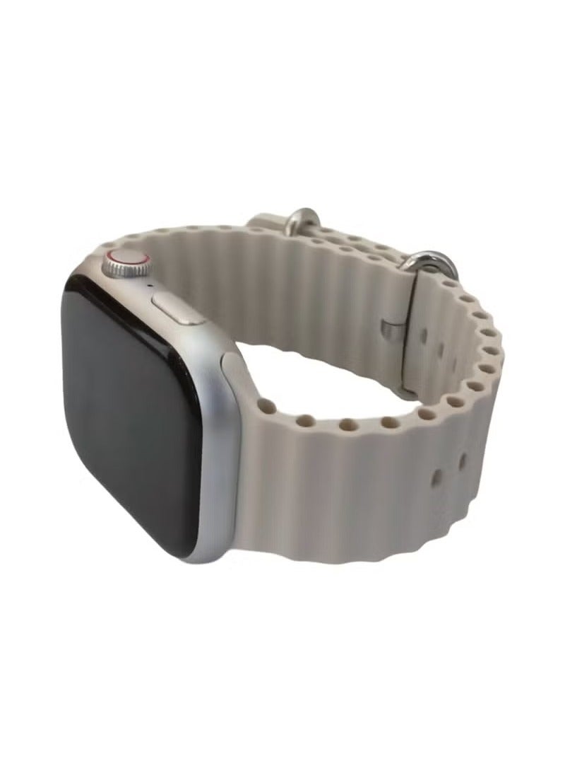W&O X9 Pro 2 Smart Watch, Water Resistant, with 2.2-inch Super AMOLED Screen - Off-White - Image 1
