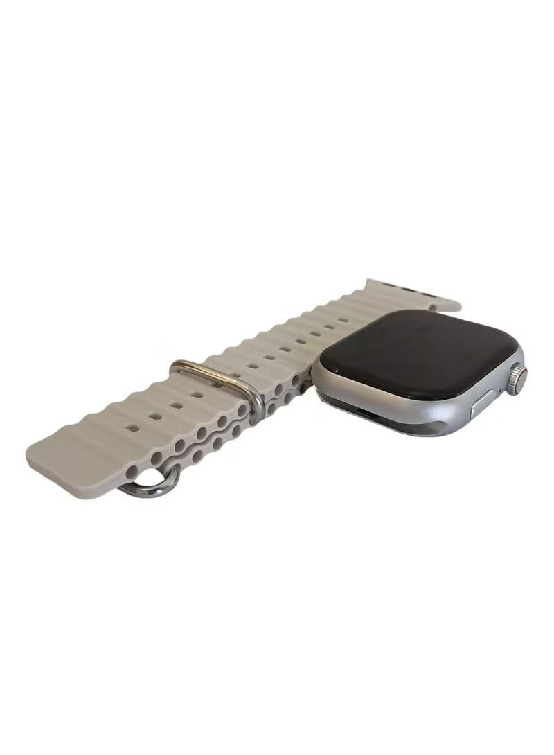 W&O X9 Pro 2 Smart Watch, Water Resistant, with 2.2-inch Super AMOLED Screen - Off-White - Image 2