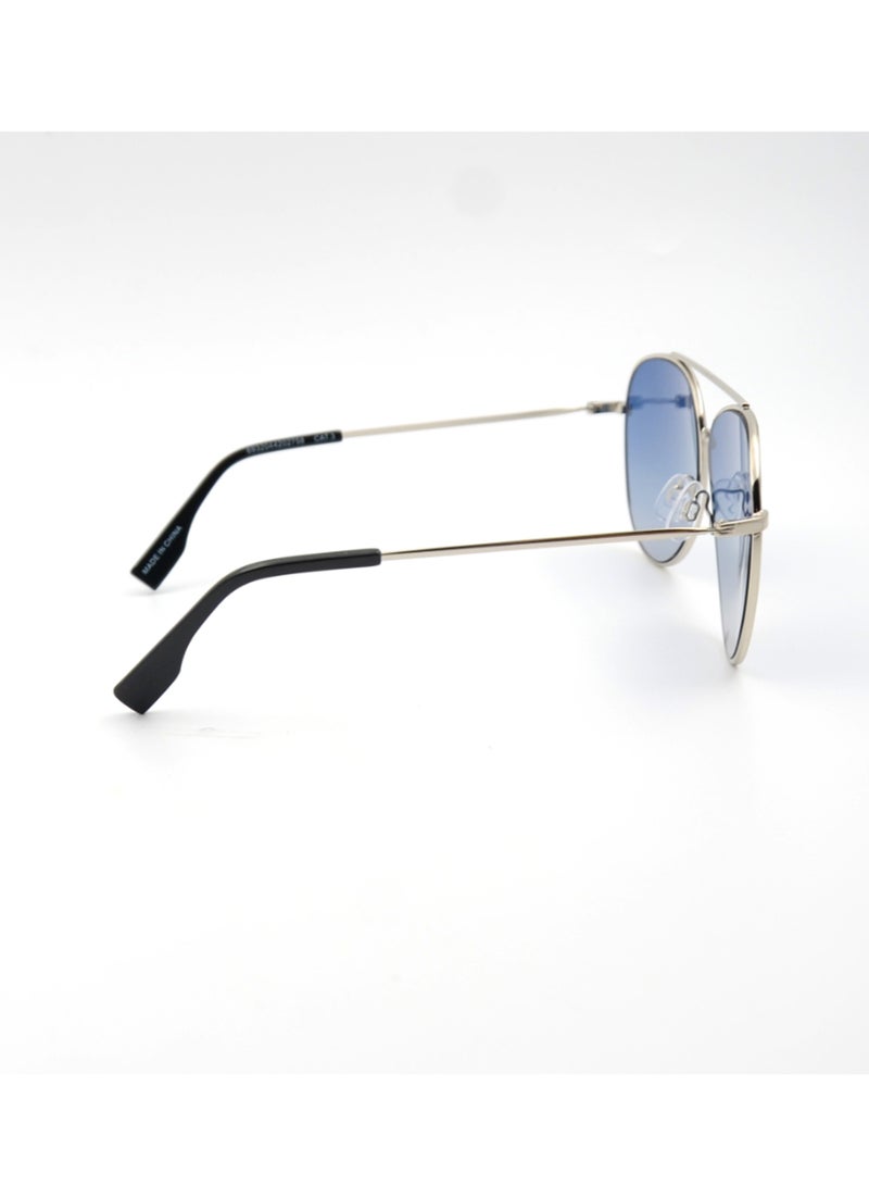 MADEYES Men's UV Protection Sunglasses EE23M199-6 - Silver/Black - Image 4