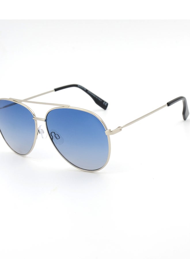 MADEYES Men's UV Protection Sunglasses EE23M199-6 - Silver/Black - Image 2