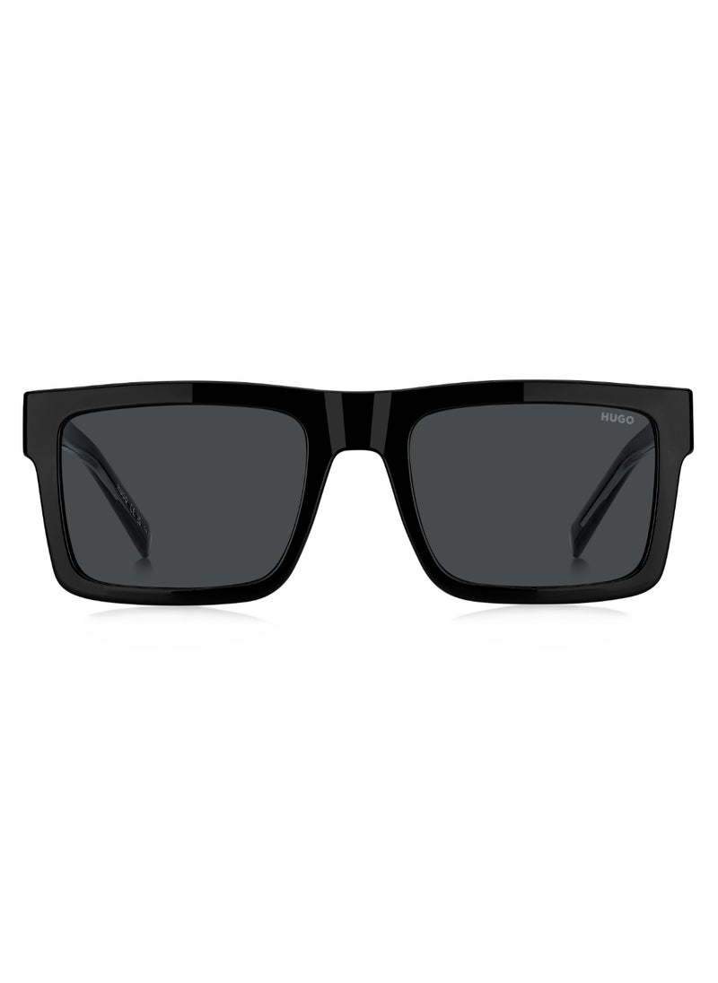 HUGO RECTANGULAR FLAT TOP HUGO Sunglasses  - Image 3