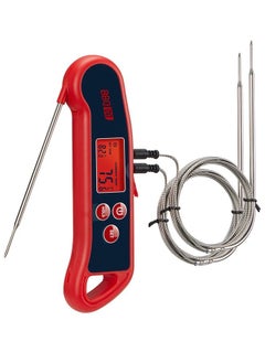 INKBIRD Instant Read Food Thermometer Meat Thermometer for Kitchen Cooking BBQ Oven Baking with 2 Detachable Wired Probe BG-HH2P Cooking Thermometer  - Image 1