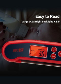 INKBIRD Instant Read Food Thermometer Meat Thermometer for Kitchen Cooking BBQ Oven Baking with 2 Detachable Wired Probe BG-HH2P Cooking Thermometer  - Image 3