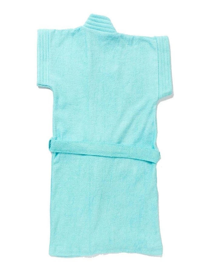 EIO® Soft Baby Boys Girls Dressing Gown Bath Robe (Blue, 4-5 years) - Image 2