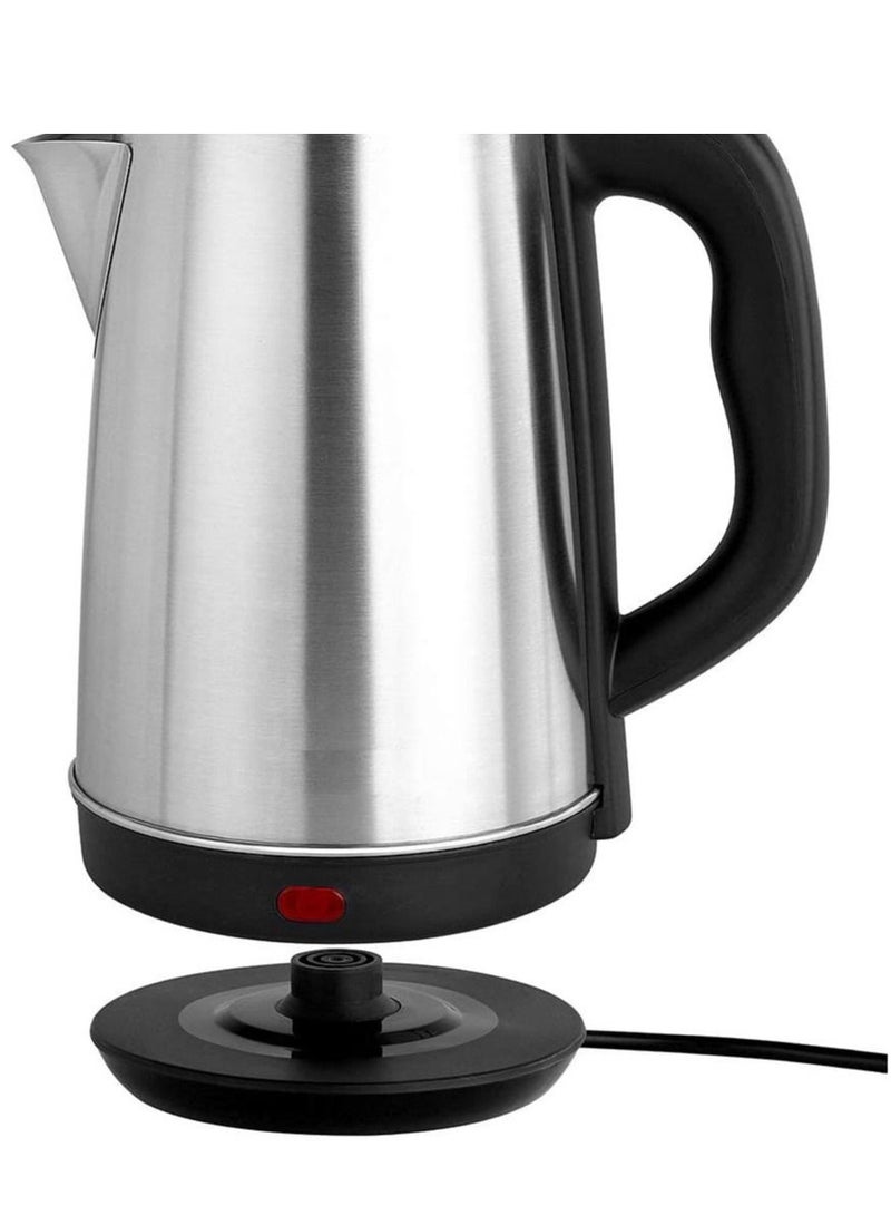 REFURA 2.8 L Cordless Electric Kettle 1500W RE-11607 - Stainless Steel Kettle w/ Spray Coating, 360-degree Swivel Base, Auto Shutdown, Power On/Off Indicator Light - Image 2