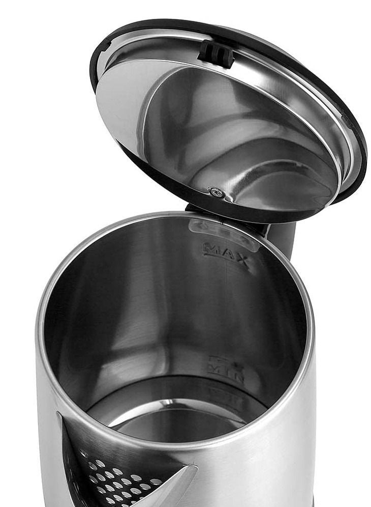 REFURA 2.8 L Cordless Electric Kettle 1500W RE-11607 - Stainless Steel Kettle w/ Spray Coating, 360-degree Swivel Base, Auto Shutdown, Power On/Off Indicator Light - Image 4