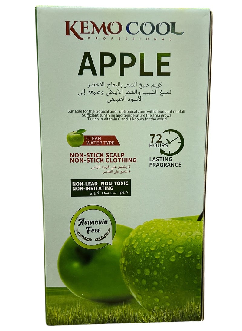 Kemo Cool Apple Natural Hair Color Cream Ammonia Free 1000ml - Image 1