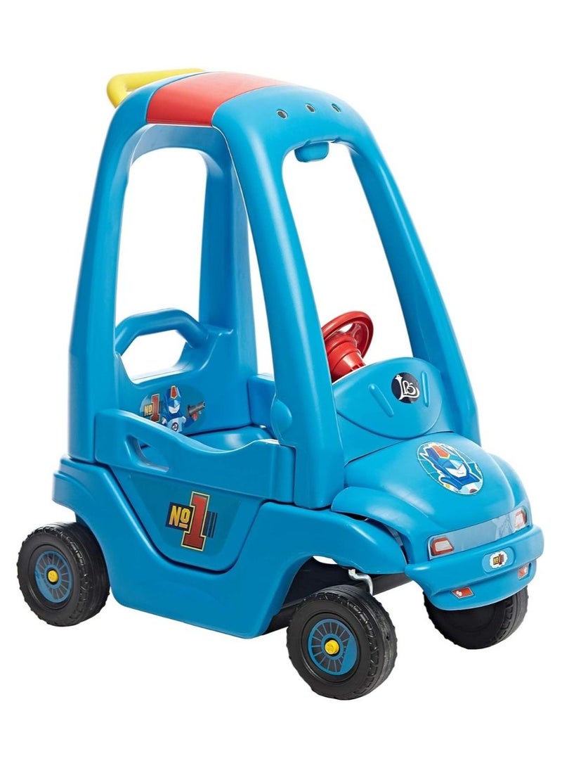 Amsham Toys Baby Coupe Ride On Car - Blue - Image 1