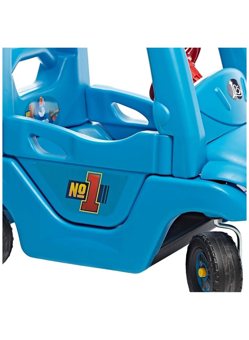 Amsham Toys Baby Coupe Ride On Car - Blue - Image 2
