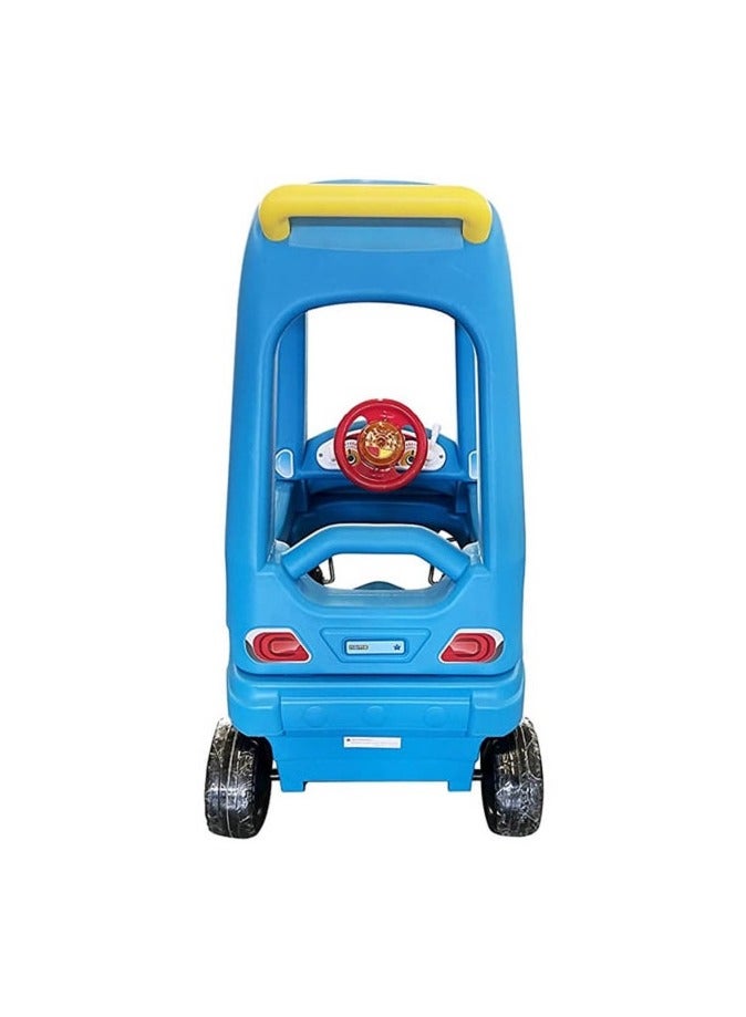 Amsham Toys Baby Coupe Ride On Car - Blue - Image 3