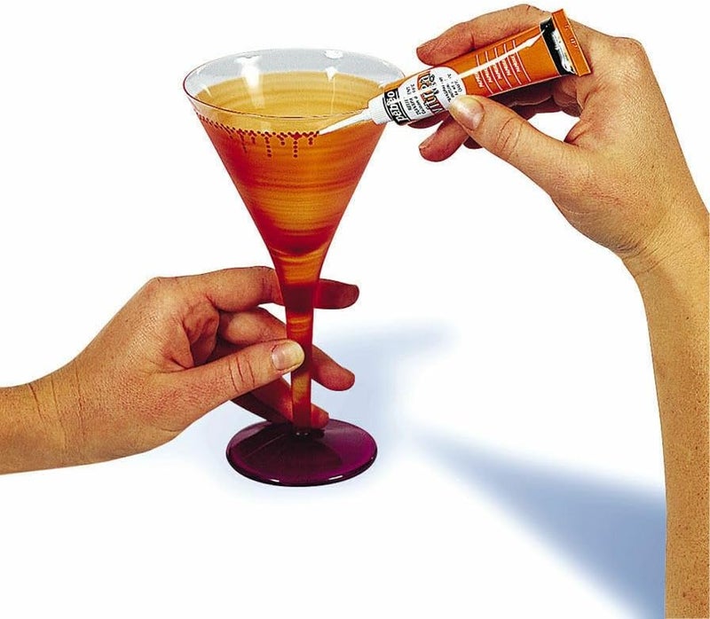 Pebeo Vitrea 160 Set of 10 Assorted Glass Paint Outliners - 20 ml Tubes - Image 3