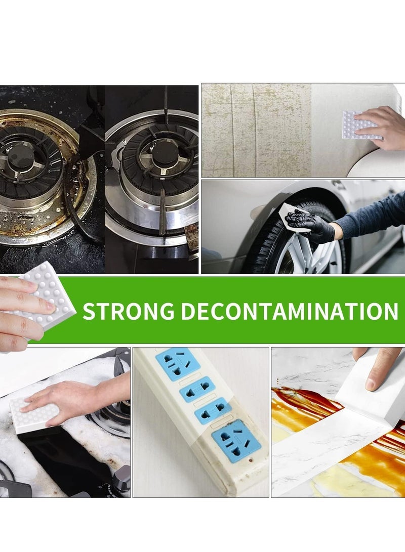 Captaintech 10Pcs Dirt Eraser Sponge, Cleaning Eraser Sponge, Plus Strength Melamine Sponge, Magic Sponge, White Cleaning Sponge for Home, Kitchen, Wall, Bathroom - Image 4