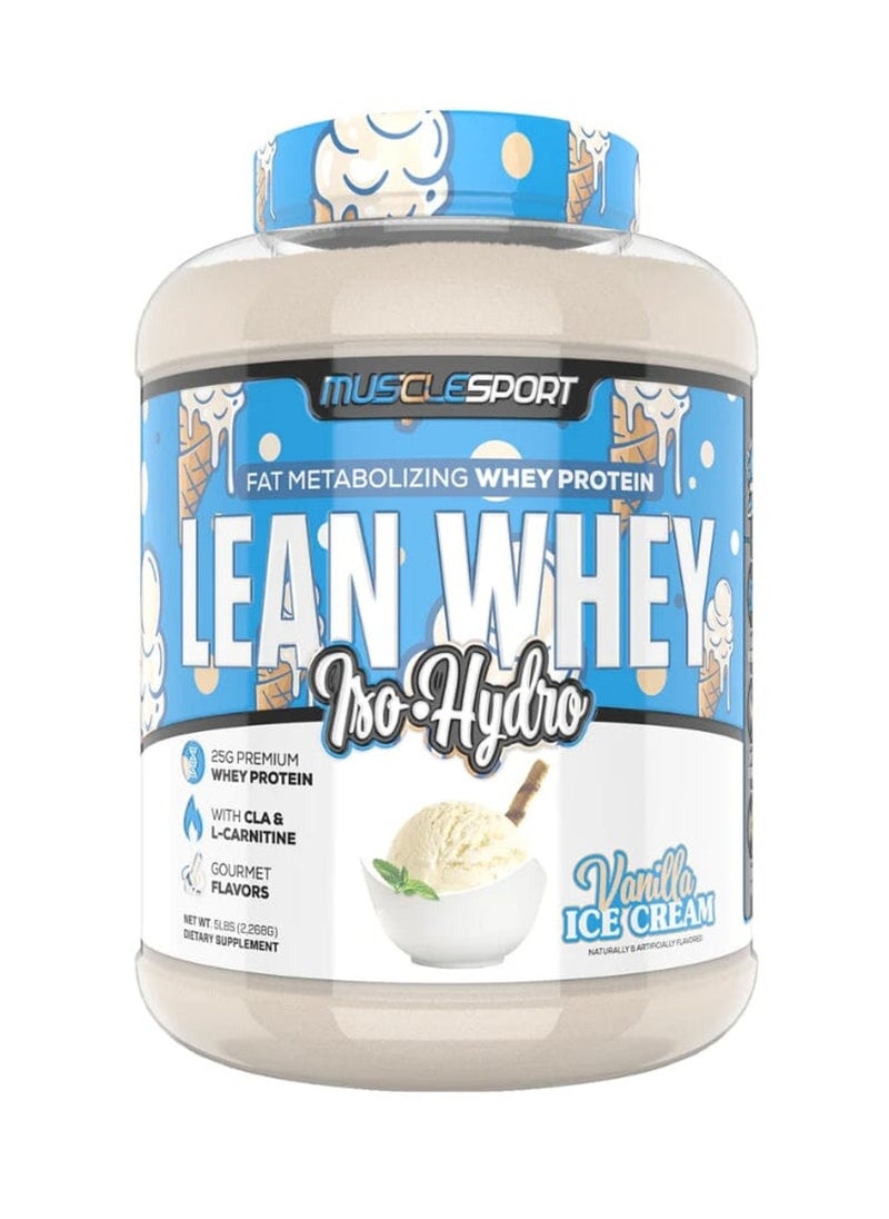 MUSCLESPORT LEANWHEY ISO HYDRO 5 LB WHEY PROTEIN VANILLA ICE CREAM - pzsku/ZB2C1E07A6FD6E05FB50BZ/45/_/1697200737/5e45ba64-fb56-4fa7-8f3e-db43e66883a6