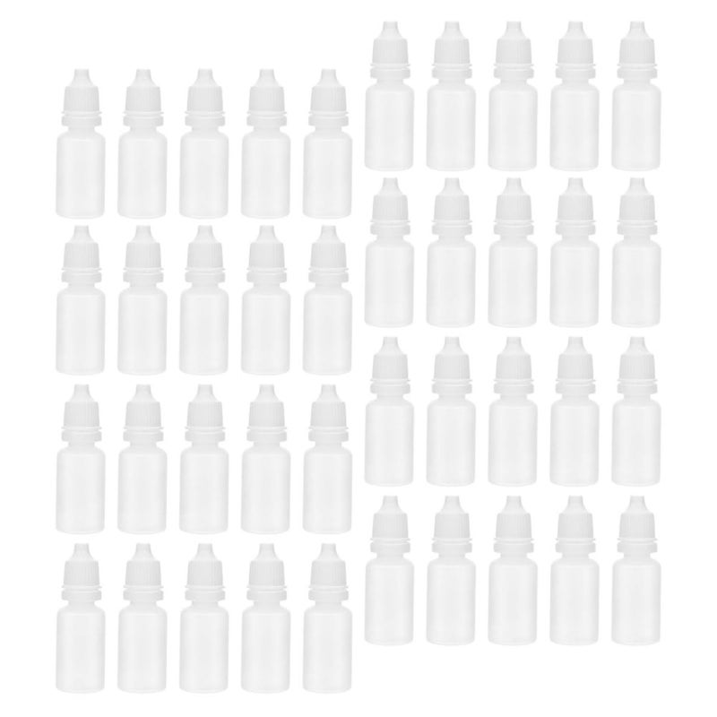 10ml 60pcs Squeezable Dropper Bottles for Essential Oils Serum Travel Refillable - Image 2
