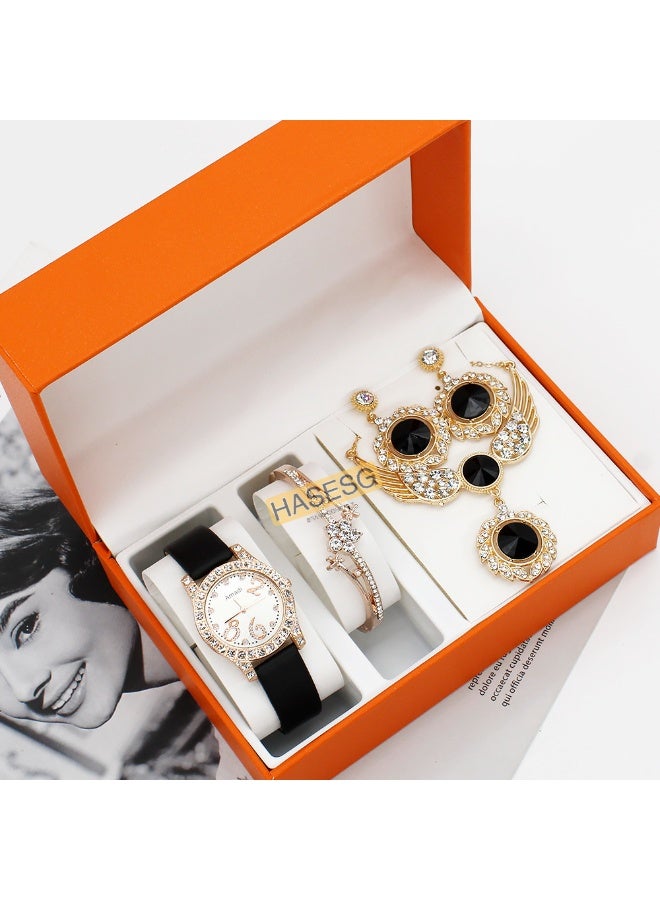 KUYING New Small Fresh Retro Decorative Watch Set 