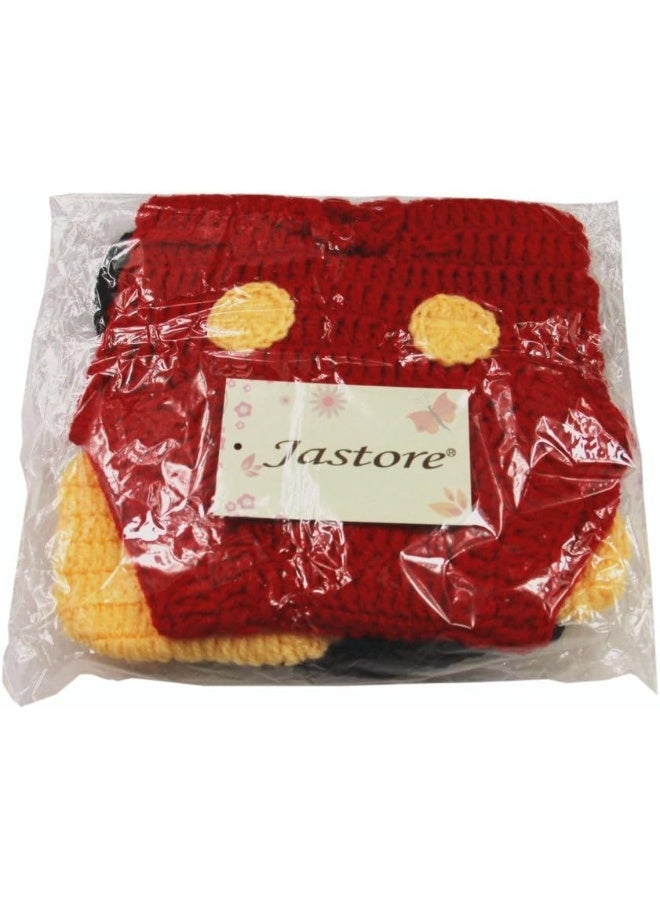 JastoreÂ® Photography Prop Baby Costume Cute Crochet Knitted Hat Cap Girl Boy Diaper Shoes Mouse - Image 4