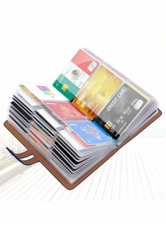 Excefore Credit Card Holder, Business Card Organizer Credit Cards Protector with 96 Card Slots RFID Blocking Business Cards Holder for Managing Your Different Cards to Prevent Loss or Damage (Dark Blue)  - Image 1