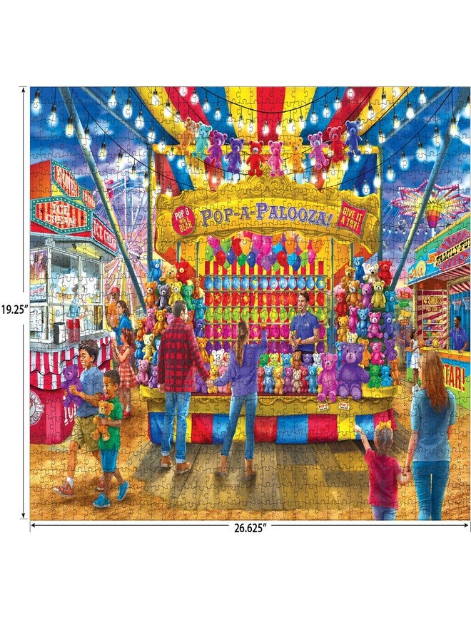 Rose Art RoseArt - Bigelow Country - Fair Games 1000 Piece Jigsaw Puzzle, Vibrant Carnival Puzzle for Adults - Image 5