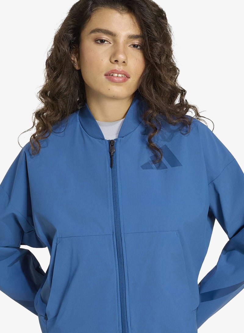 Adidas Z.N.E. Woven Bomber Jacket - Image 3