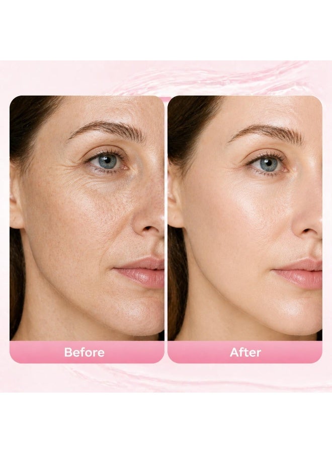 PDRN Pink Collagen Volume Multi Balm Stick - Wrinkle & Hydrating Stick for Face, Lips, Eyes, Neck, Makeup Base, Deeply Nourishes for Smooth, Healthy-Looking Skin, Korea Skincare - Image 3