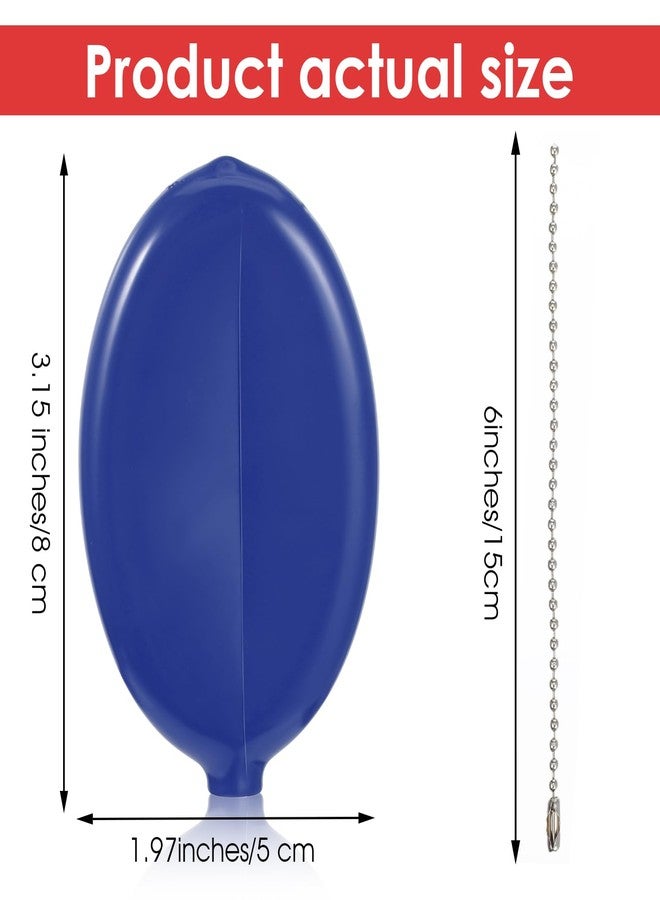 Xinjoduz 3 Pieces Squeeze Coin Purse Plastic Coin Purse 2 X 3 Inches Small Change Purses for Coins Oval Squeeze Holders with Chain Colorful with Chain for Men Women - Image 2