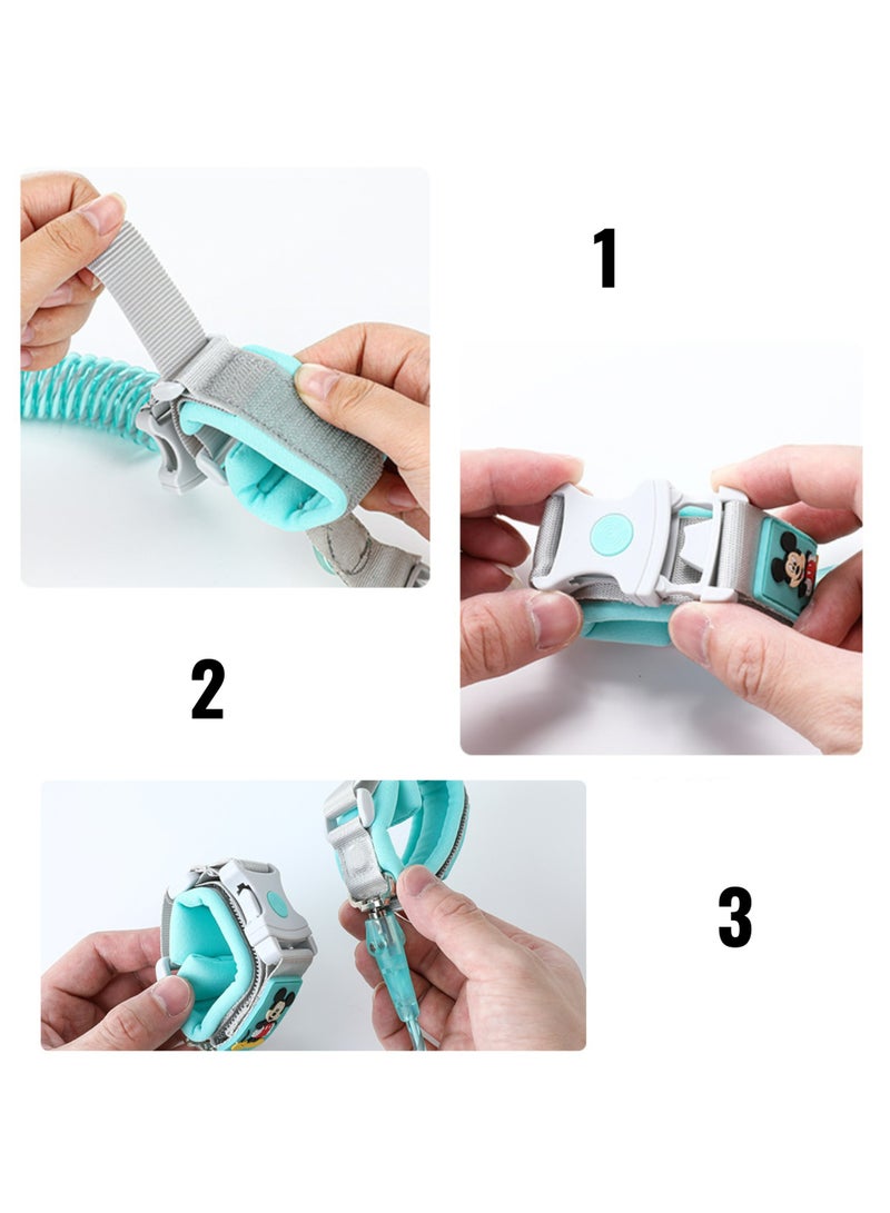 Disney Anti Lost Wrist Link, Kid Harness with Induction Lock, Safety Wrist Leash for Toddlers  - Image 3