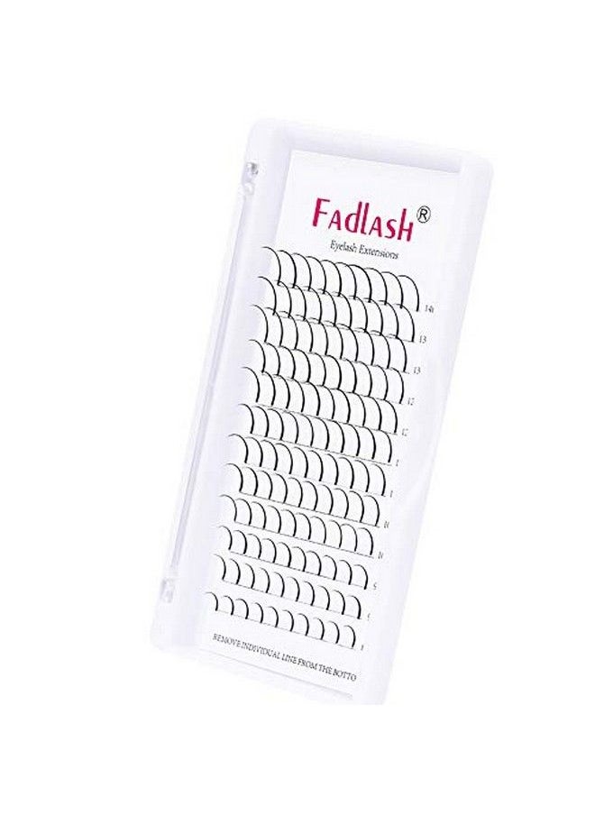 FADLASH - Spike Lash Extensions Mixed Tray Premade Spikes Eyelash Extensions Single Super Thick Eyelash Spikes Individual Lashes Fairy Eyelashes (C Curl 814Mm) - Image 1