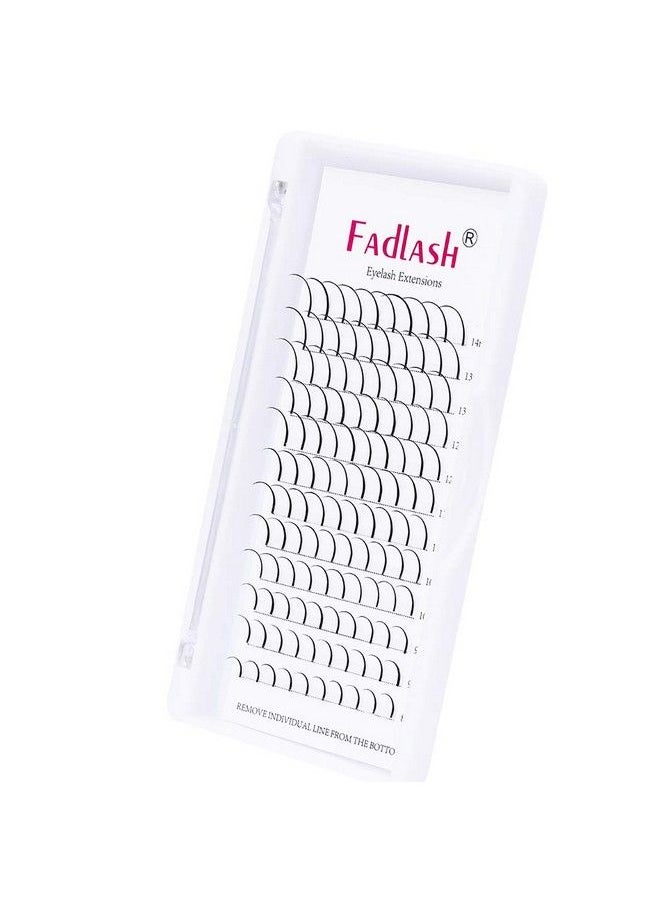 FADLASH - Spike Lash Extensions Mixed Tray Premade Spikes Eyelash Extensions Single Super Thick Eyelash Spikes Individual Lashes Fairy Eyelashes (C Curl 814Mm) - Image 1