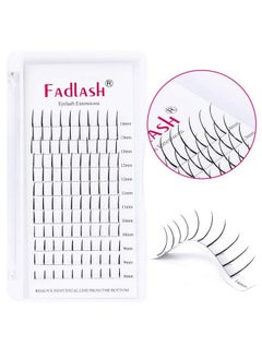 FADLASH Spike Lash Extensions Mixed Tray Premade Spikes Eyelash Extensions Single Super Thick Eyelash Spikes Individual Lashes Fairy Eyelashes (C Curl 814Mm)  - Image 3