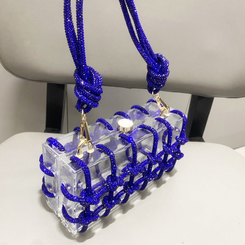 Women'S Bag Shiny Rhinestone Evening Bag Acrylic Handmade Women'S Bag Women'S Handbag Women'S Bag - Image 3