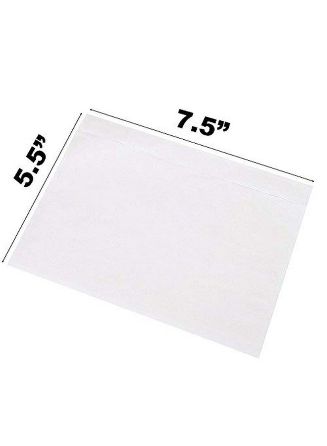 Sales4Less Packing List Envelopes 7.5" X 5.5" Pouches Clear Enclosed Adhesive Bags Pack Of 1000  - Image 4