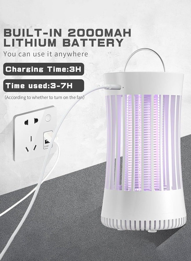 general Electric Bug Zapper Indoor/Outdoor, 1500V Moth Trap/Bug Killer/Mosquito Killer Light for Summer Trip,Outdoor Camping,Patio,Home and Garden,Trap Indoor（White） - Image 5