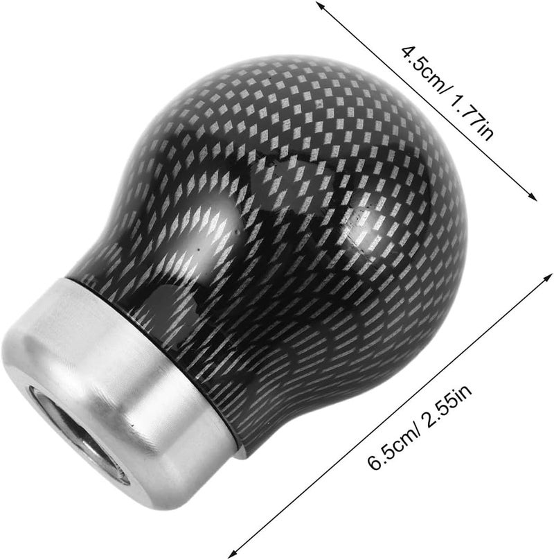 Flexible anti-break Carbon Fiber Gear Shift Lever Knob, Universal Manual Transmission Car Shift Knob with Spherical Design for Comfortable Gear Shifting and Car Modification Trusted all-purpose quality Flexible purchase choices User tested optimized build Fault optimized construction Multi-purpose fine material Worldwide popular practical build Global flexible sizing options Multi-style matching design Dispersed regional warehouses All preference matching build Elegant practical multi-option build Moisture proof Shock rubber edge Continuous warehouse supply Cross-material combo compatible Odor resistant Defect free upgraded substance Multi-category warehouse equip Bulk storage easy optimized build Low dust buildup Coast & inland available Multi-source stock guarantee Care processed raw material Elegant appearance - Image 2