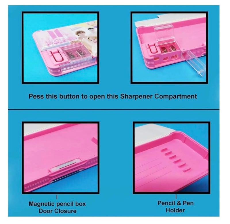Returngifts - Pack of 6 Pencil Boxes (Girls Pack of 6) for Grils Birthday Return Gifts. Best Stationery Gift Item for Kids Party. Bulk Return Gifts idea. - Image 5