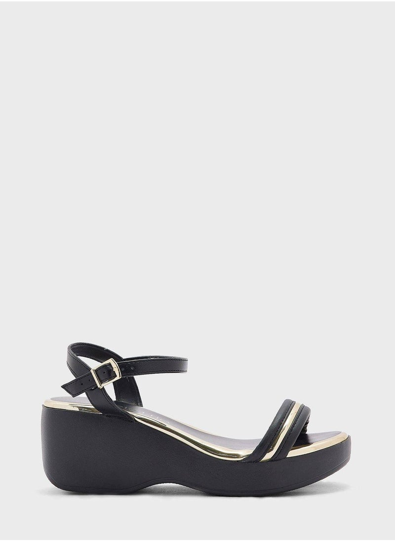 Beira Rio Juliet Ankle Strap High Heel  Wedge Sandals  - Image 1