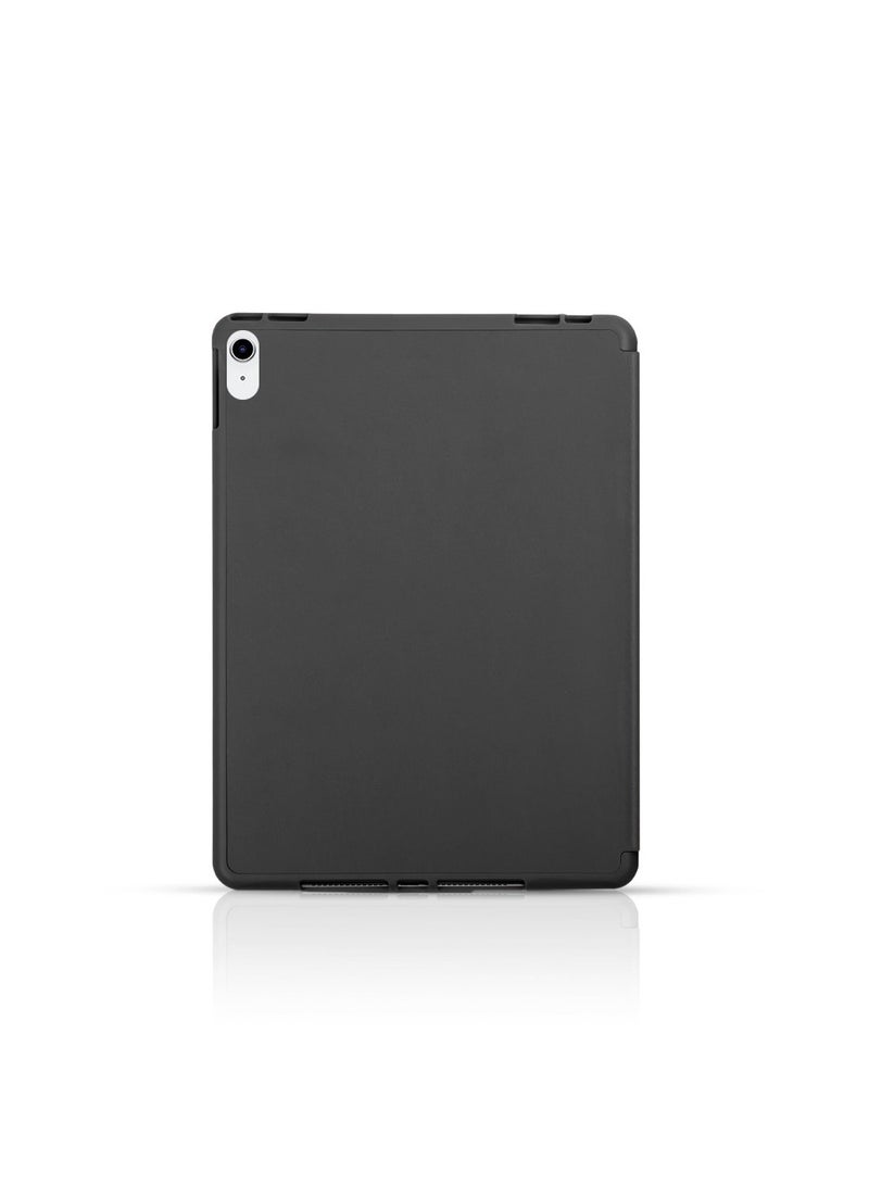 Techie Apple iPad 10.9 2022 10th Gen Smart Folio Flip Origami Trifold Case with Pencil Holder and Auto Wake/Sleep Function Cover  - Black - Image 3