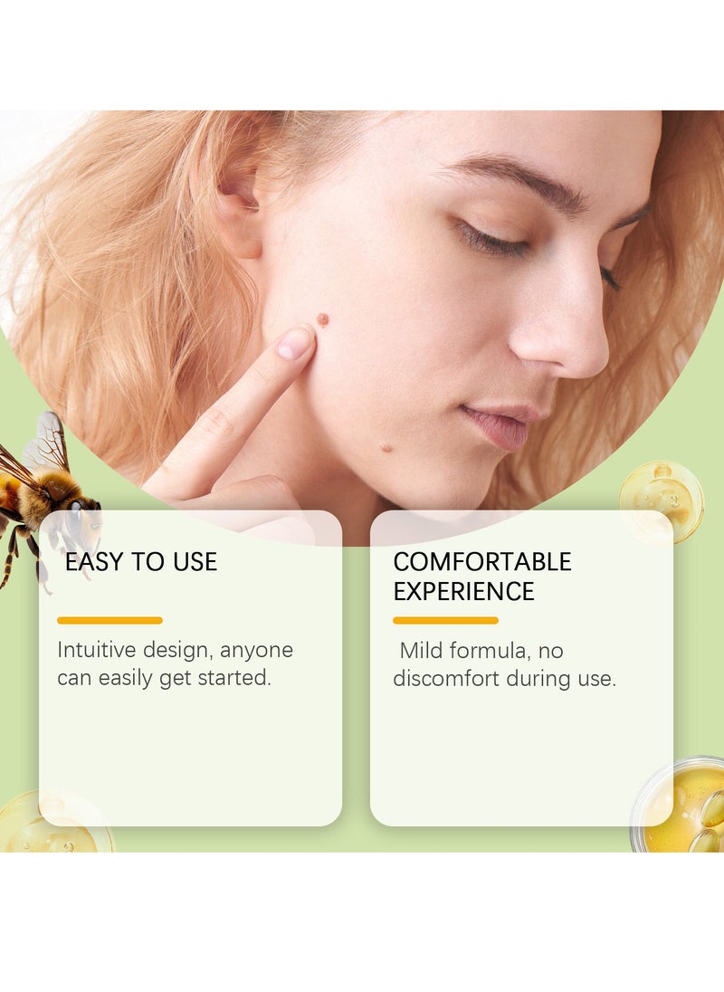 Jaysuing - Bee Venom Mole and Wart Care Cream Reduce skin Moles and Warts Clean Repair Smooth skin care cream - Image 1