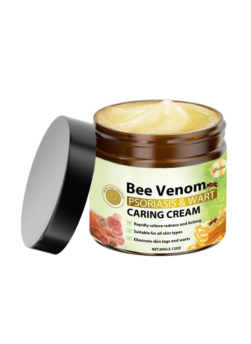 Jaysuing - Bee Venom Mole and Wart Care Cream Reduce skin Moles and Warts Clean Repair Smooth skin care cream - Image 1