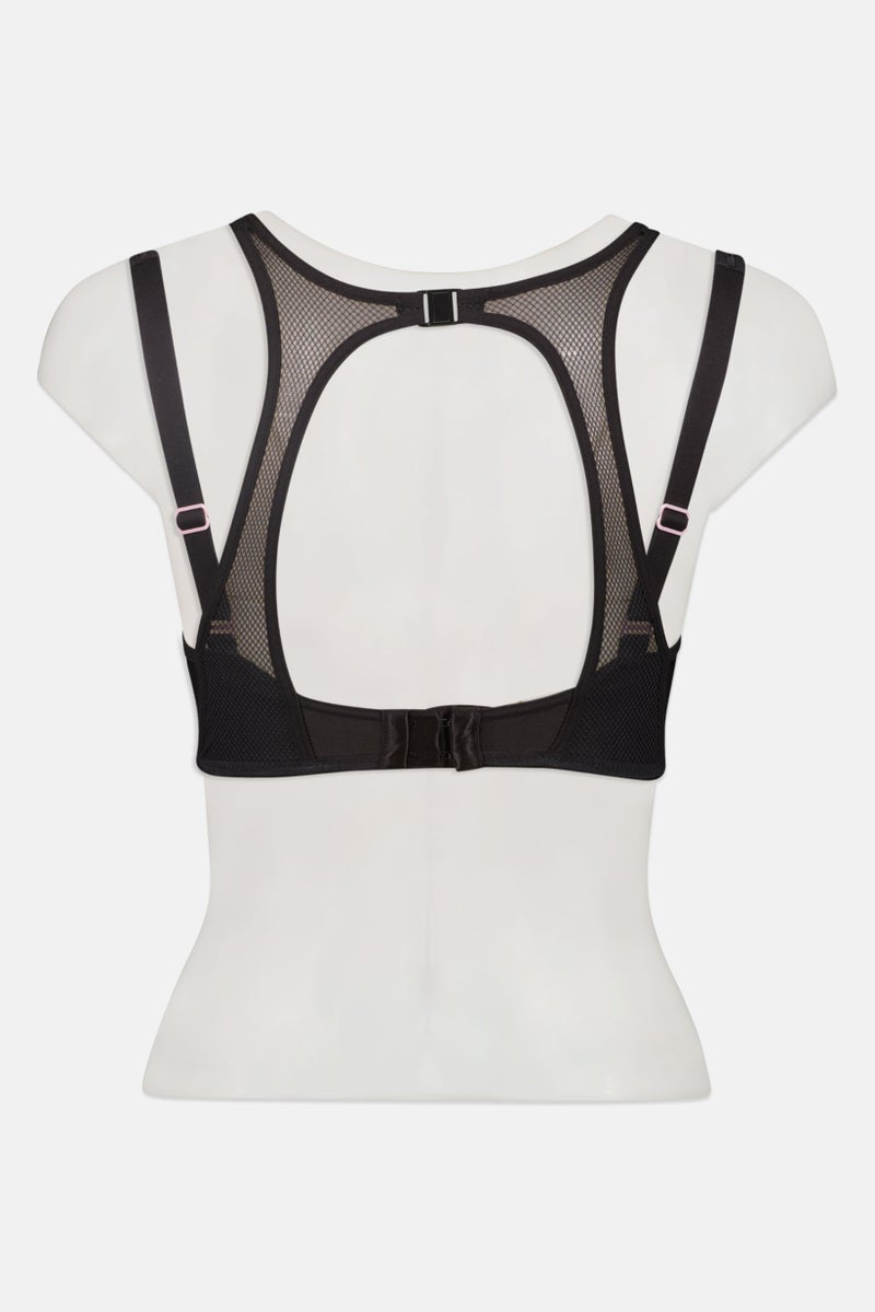 TRIUMPH حمالة صدر نسائية بسيطة غير مبطنة بسلك، سوداء - Image 2