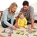 Funsland Wooden Toddler Puzzles 4 Pcs EcoFriendly Animal Patterns Jigsaw With Handles Infant Kid Fine Motor Skill Learning Educational Montessori Toys for 13 Years Old - Image 2