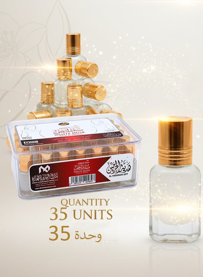 MARAHIB WHITE MUSK  Perfume Oil Half Tola 35 PCS - Image 2