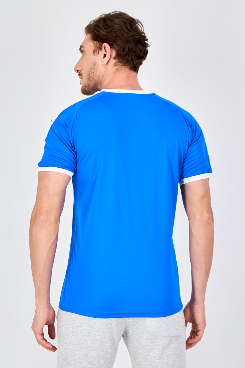 PUMA Men Sportswear Fit Short Sleeve Training Jersey, Blue - Image 2