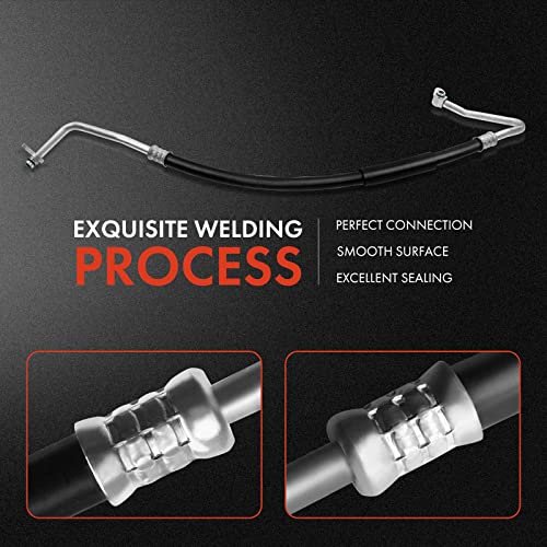 A-Premium A/C Suction Line Hose Assembly Compatible with 2010-2011 Subaru Outback Legacy H6 3.6L, Compressor to Evap - Image 5