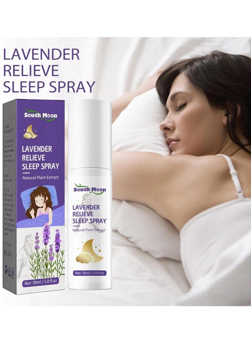 SOUTH MOON - Sleep Spray Pillow Spray 30ml Lavender Sleep Spray Pillow Spray Sleeping Spray Pillow Spray for Room Linen Deep Sleep - Image 1