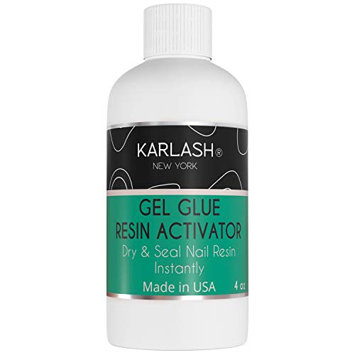 Karlash Professional Nail Gel Glue Resin Activator 4 oz Made in USA - Image 1
