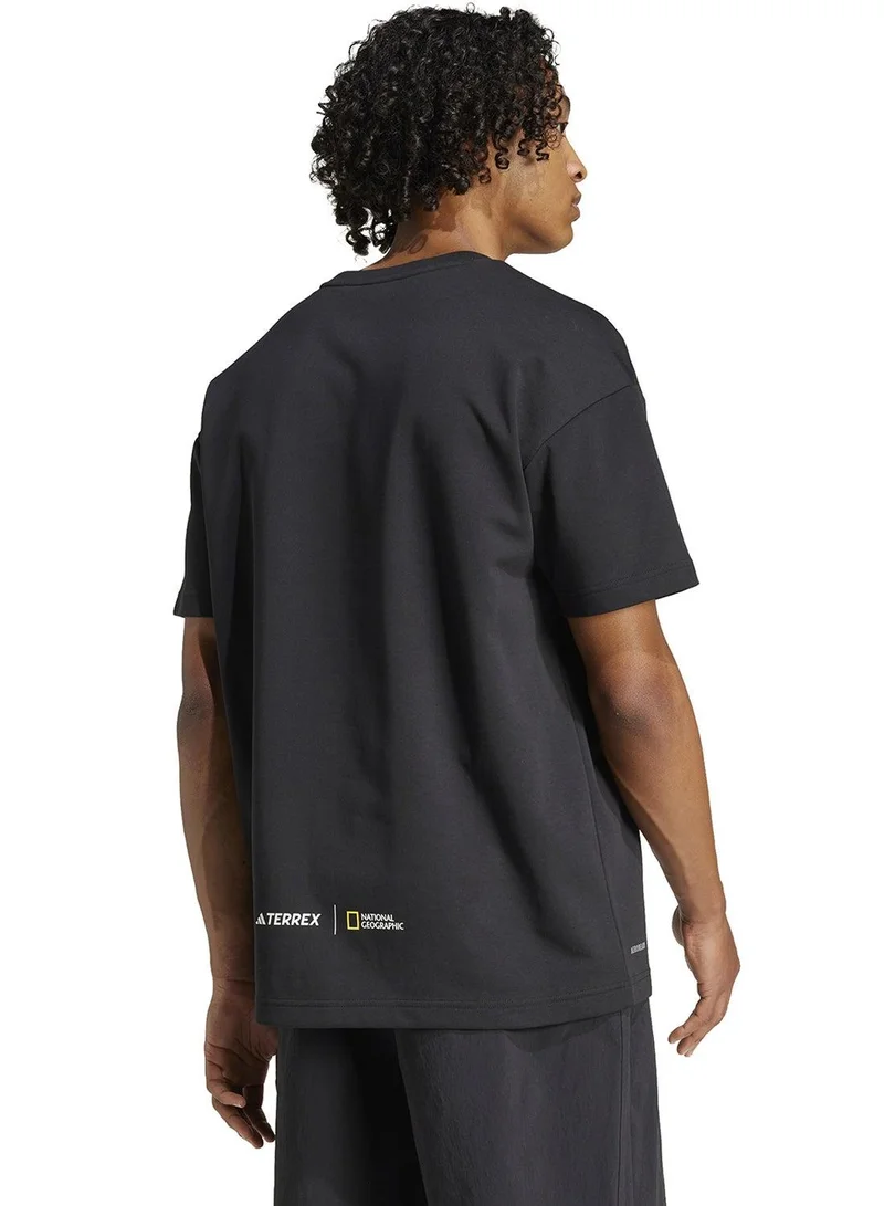 Adidas Nat Geo Uf Aeroready Graphic T-Shirt