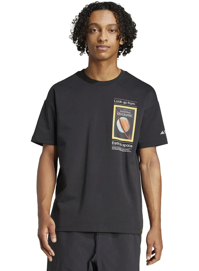 Adidas Nat Geo Uf Aeroready Graphic T-Shirt